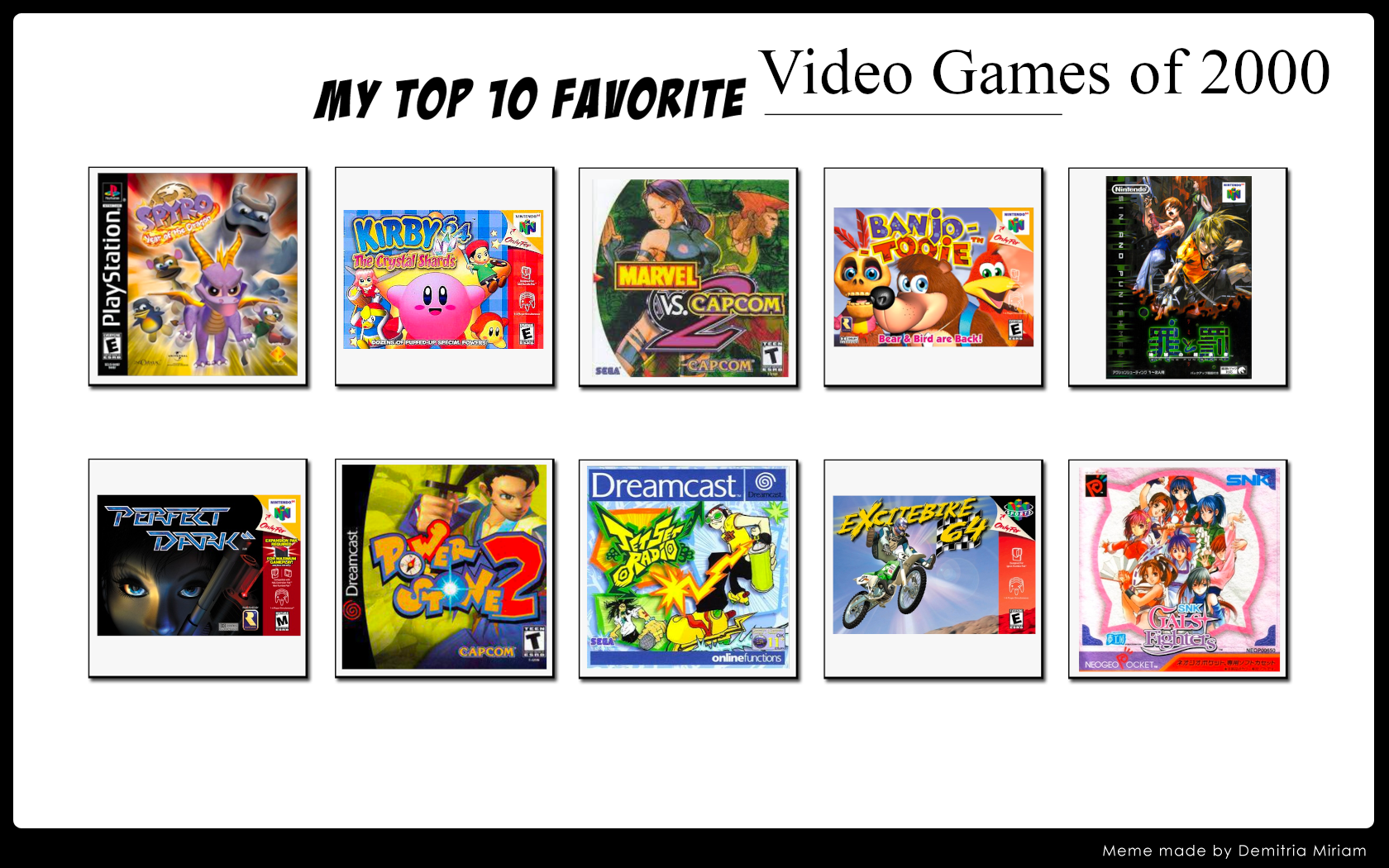 Popular video games outlet in 2000