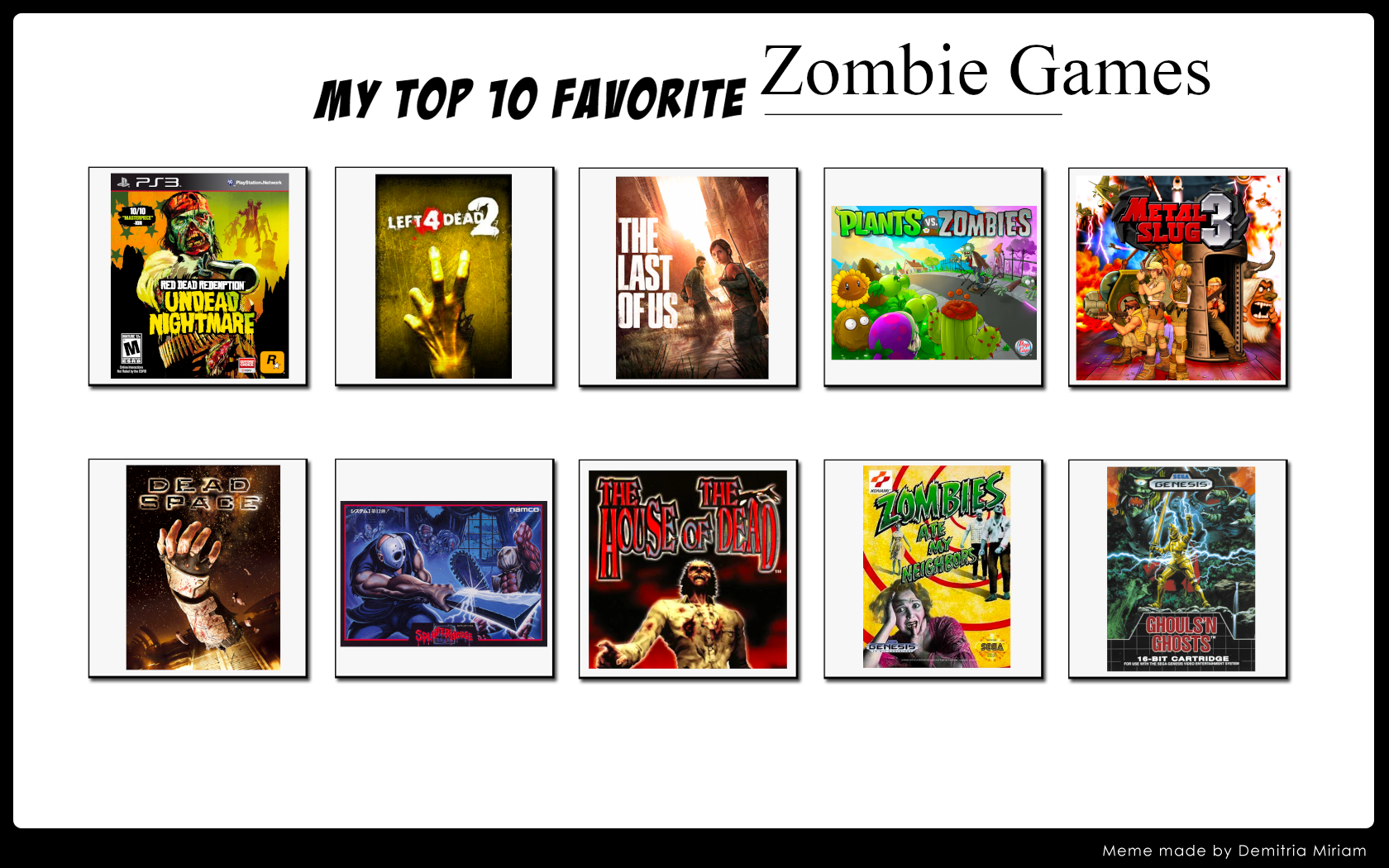 Top 5 Zombie Games