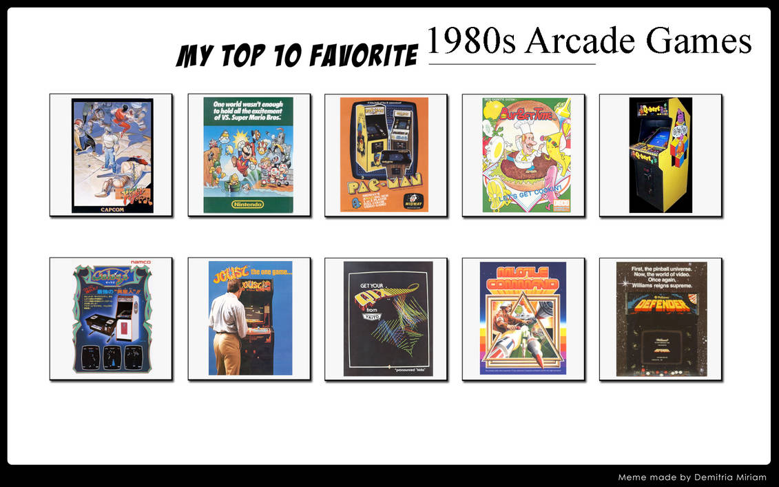 The 10 Best Video Games from the 1980s