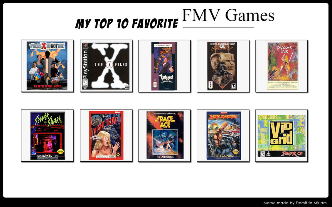 Fmv Examples Top 10 FMV Games by HiroTheCinderace on DeviantArt