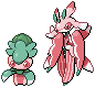 Fomantis and Lurantis Sprites