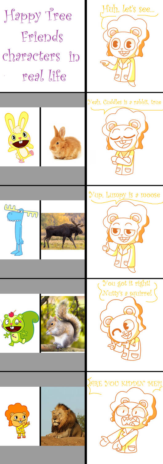 When a 'HTF characters IRL' video goes wrong by RainbowArt14 on DeviantArt