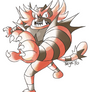 Incineroar Sugimori Gen 1 Style