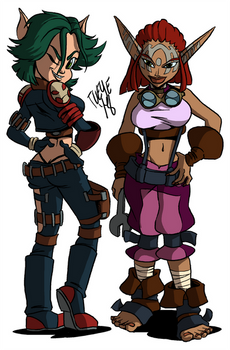 Jak Girls Outfit Swap