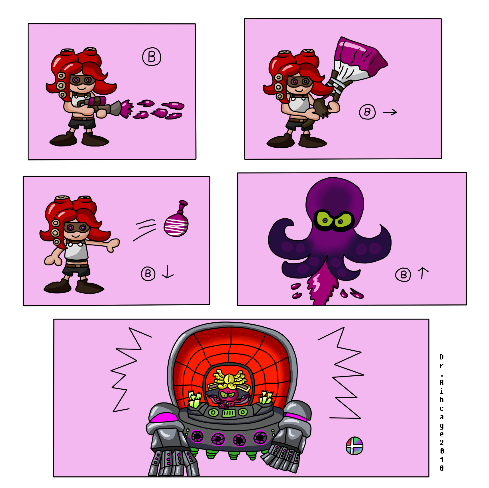 Super Smash Bros - Octoling Moveset Prediction by DrRibcage on DeviantArt