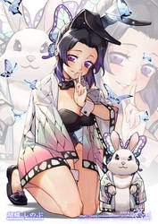 An adorable Shinobu bunny