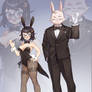 bunny girl and bunny boy