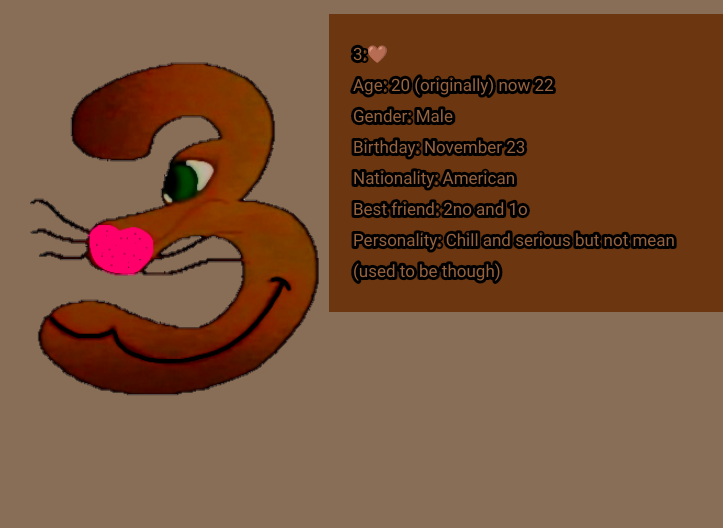 Number Creatures: 3 (Character information) by JBMyUslessWorld04 on ...