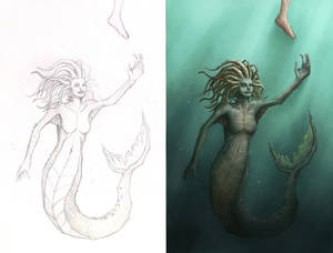 Mermaid sketch