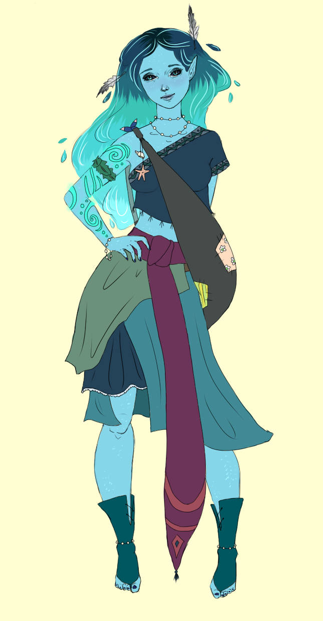 Water Genasi By Amicorn On DeviantArt water-genasi-by-amicorn-on-deviantart