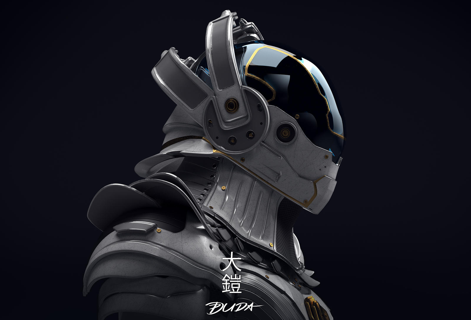 o-yoroi - Future Tech Samurai Armor 01 by przemek-duda on DeviantArt