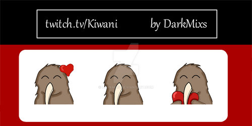 Kiwani emotes