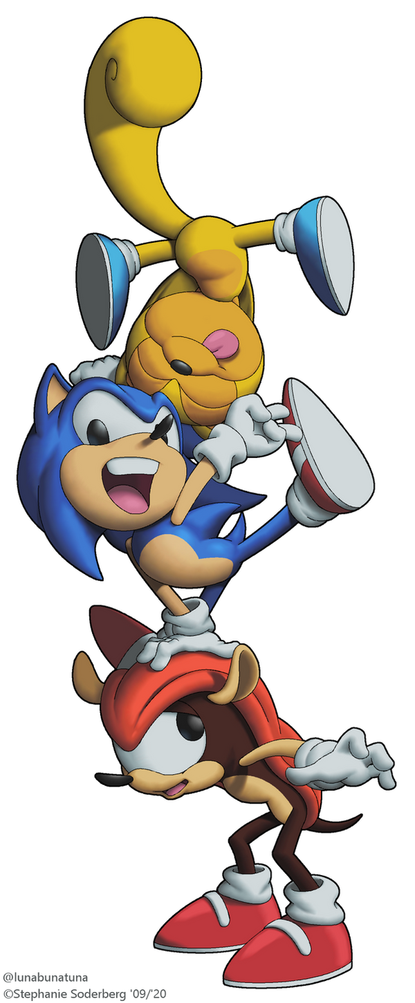 Sonic Mighty and Ray flip out.