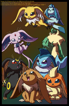 Fanart: Eeveelution Cabbits