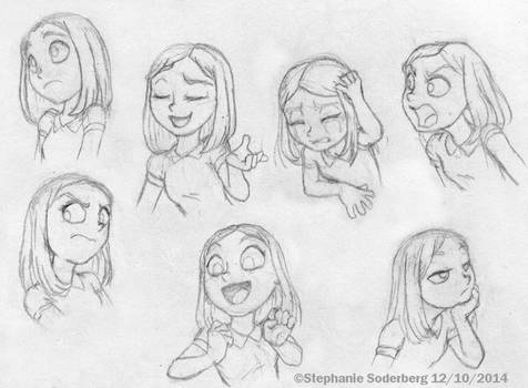 Doctor Who: Clara sketches