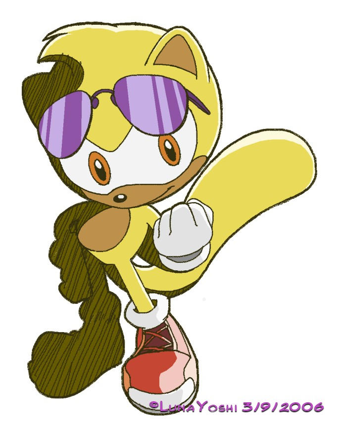 Sonic: Ray in Sonic Riders by LuLuLunaBuna on DeviantArt