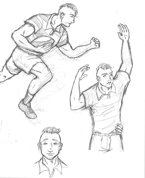 Rugby guy by Mitarashi8 on DeviantArt
