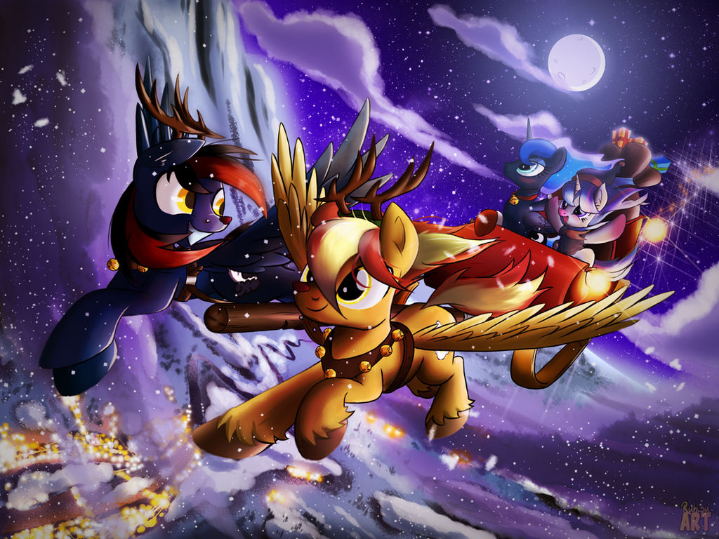 Commission - Hearth's Warming ride