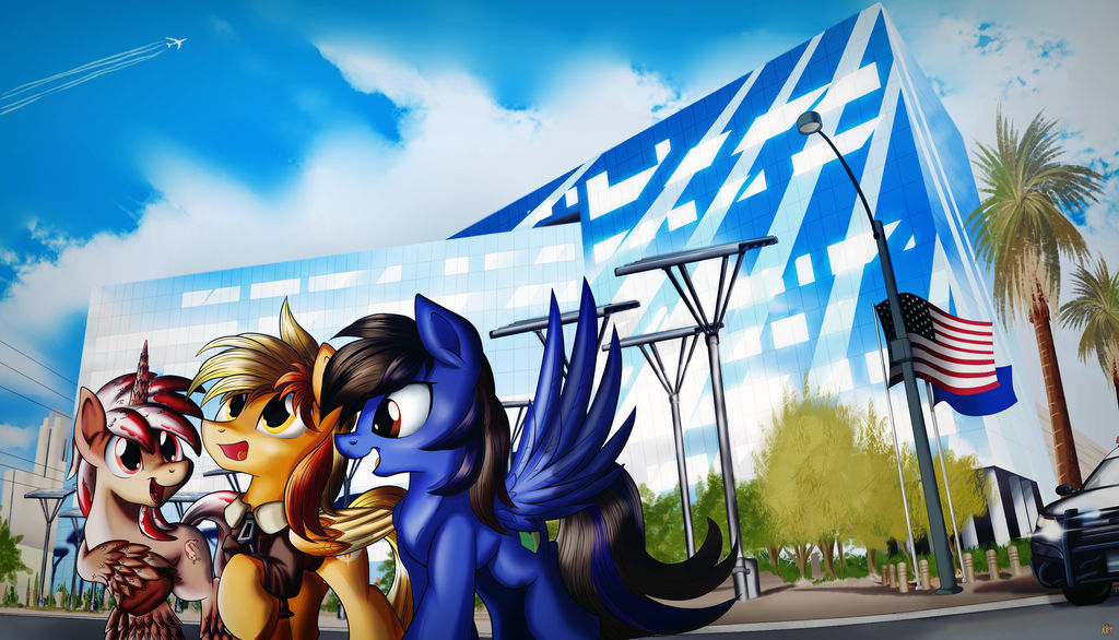 COMMISSION - Sightseeing by Ruhisu