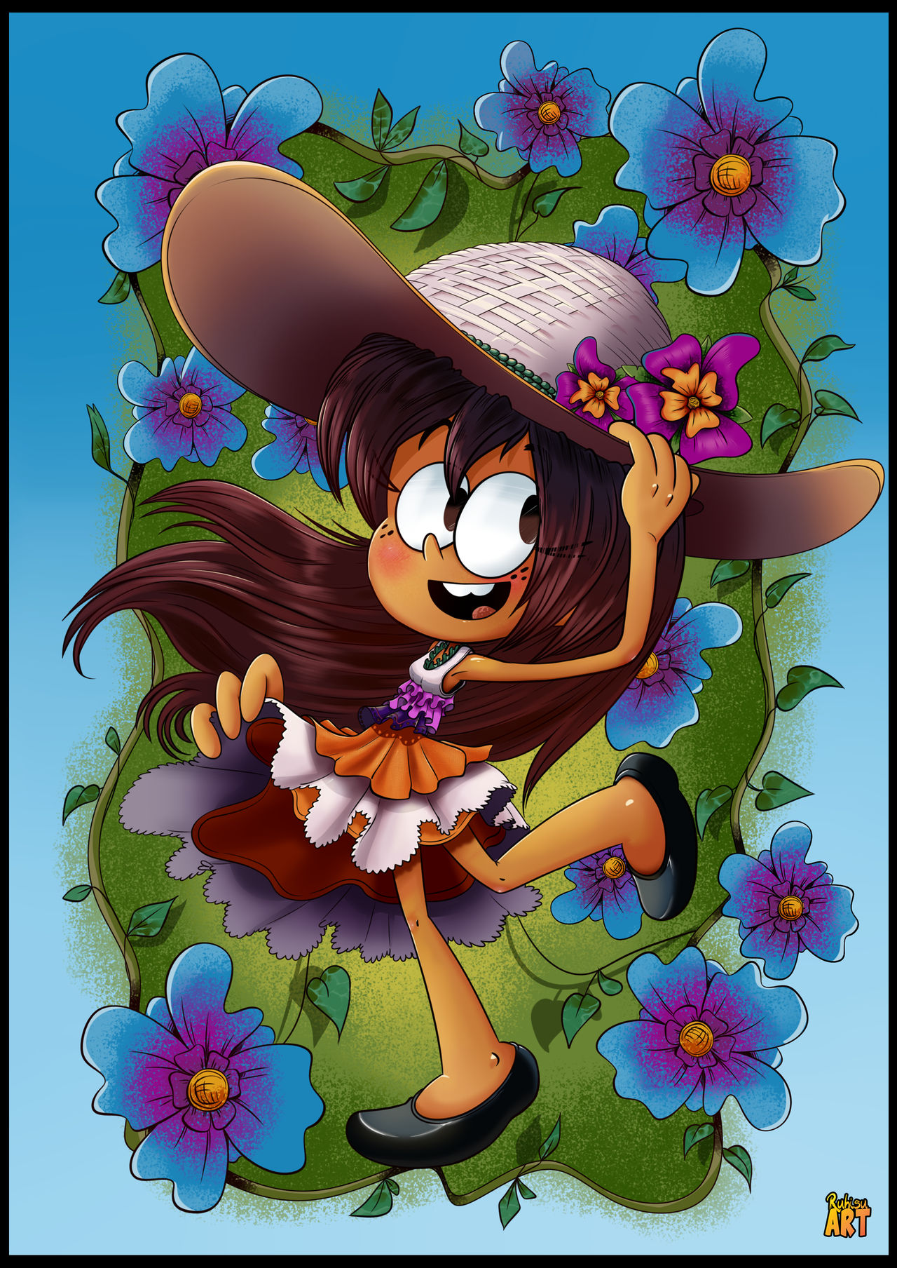 Spring Dress by Ruhisu on DeviantArt