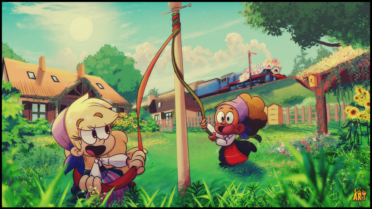 |COMM| - Maypole Dance by Ruhisu on DeviantArt