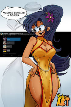 Lucia's poll result dress