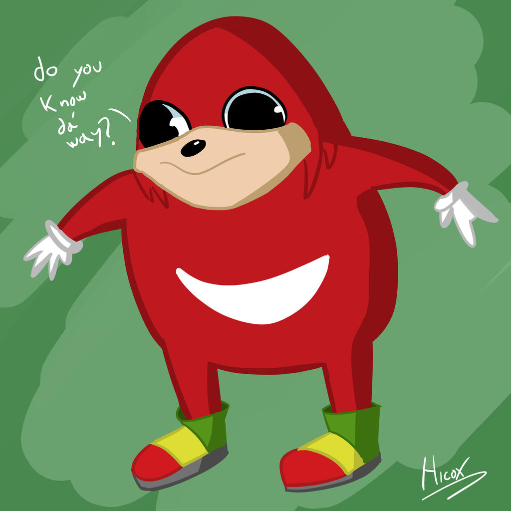 Gregzilla Knuckles Ugandan Knuckles by HicoxSlayerZ on DeviantArt