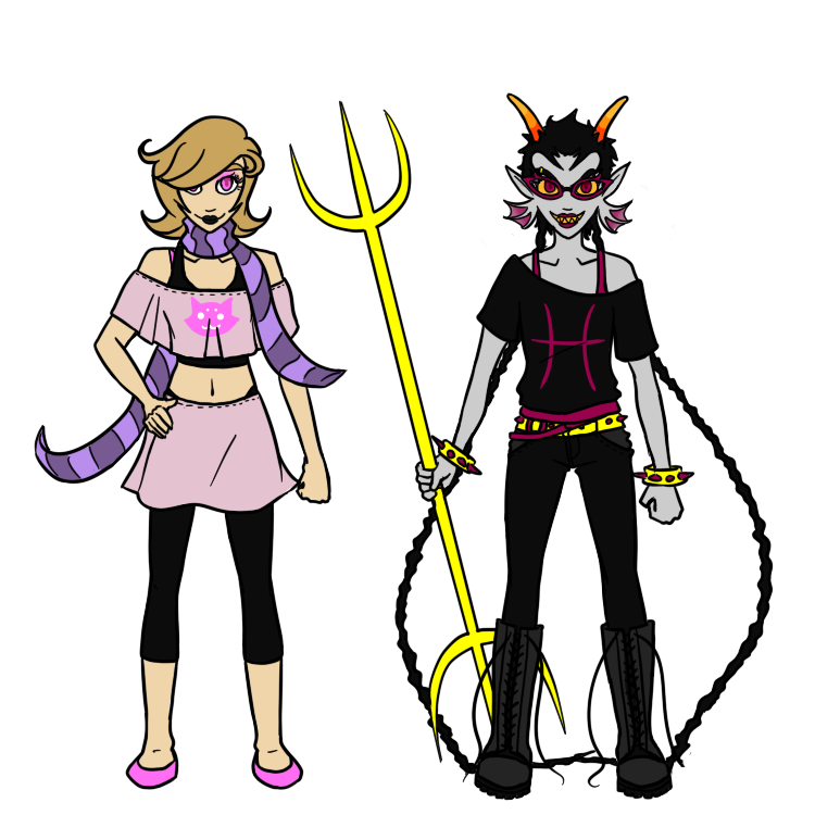 Headcanons - Roxy and Meenah