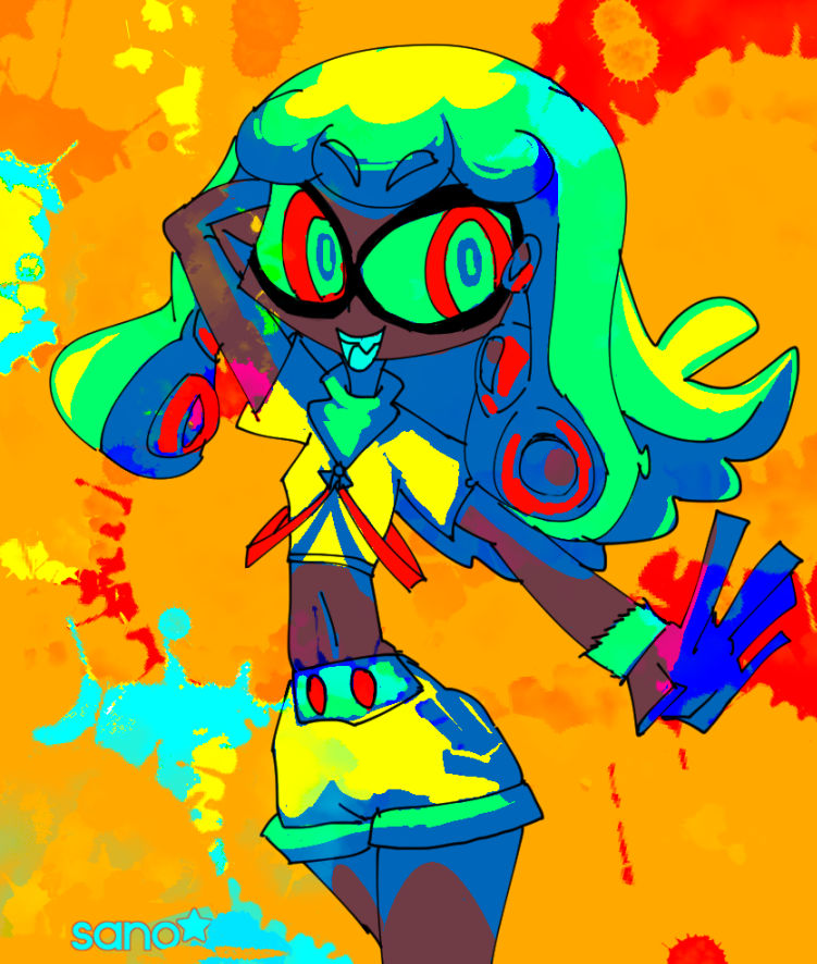 Splatoon Creating Inkling Splatoon INkling by SanoStar on DeviantArt