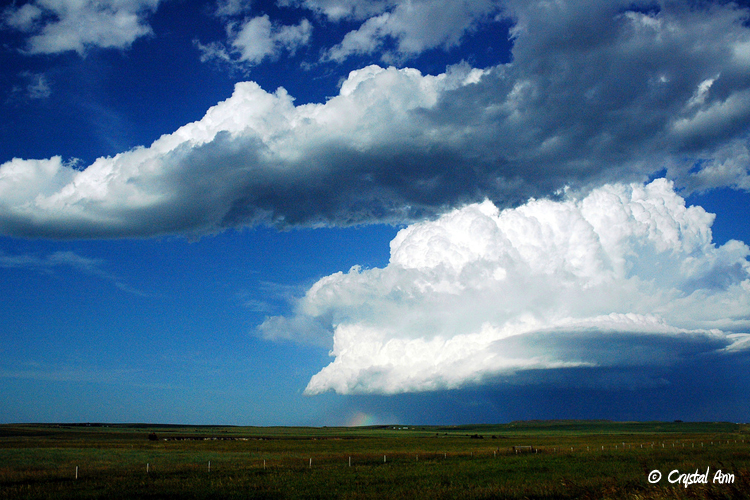 Wall Cloud Rainbow