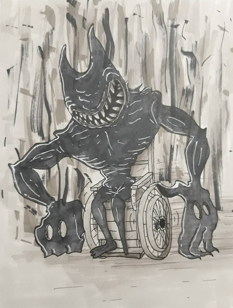 The Ink Demonth - Day 7 - Monster by Halfus on DeviantArt
