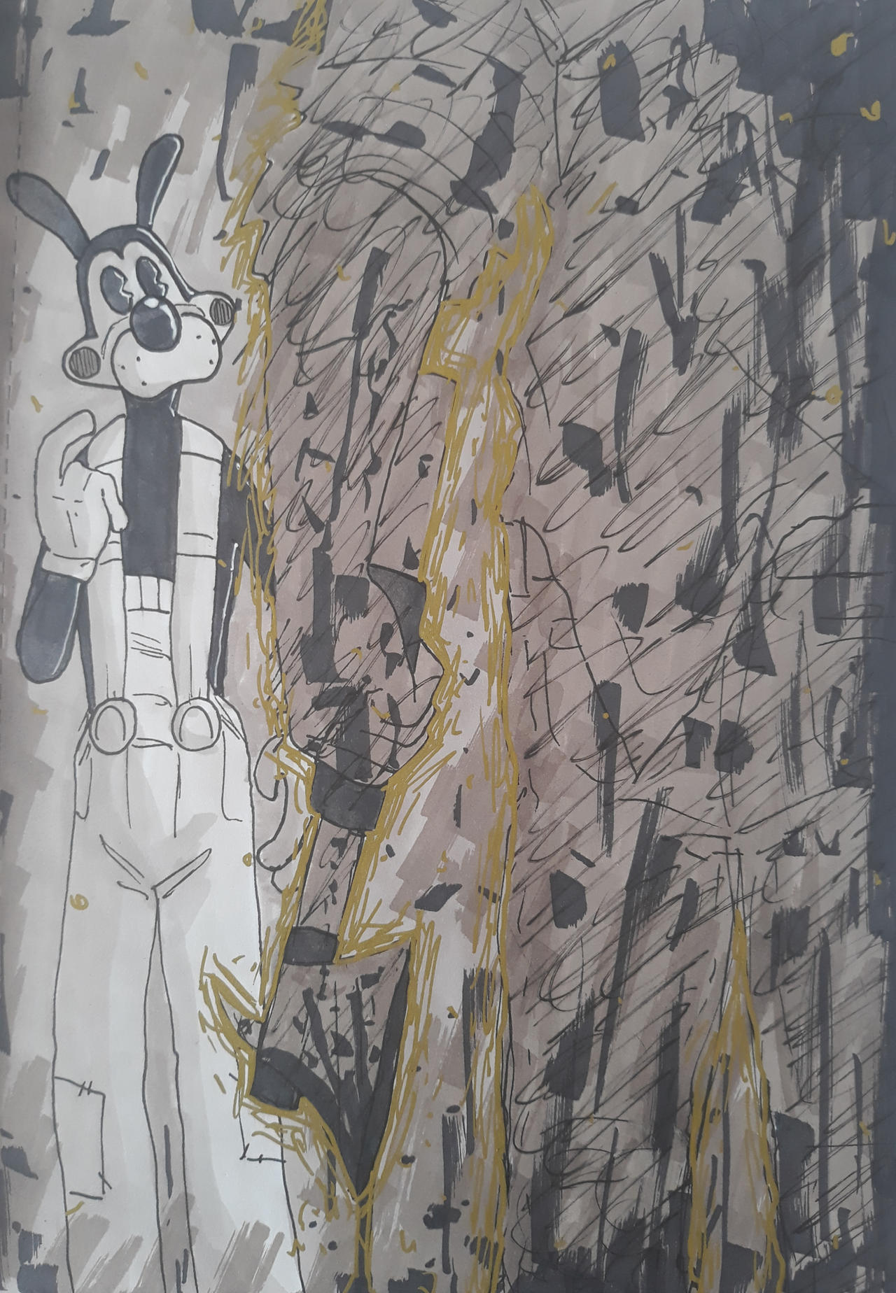 Day 13 Lin Deviantart The Ink Demonth - Day 13 - Pain by Halfus on DeviantArt
