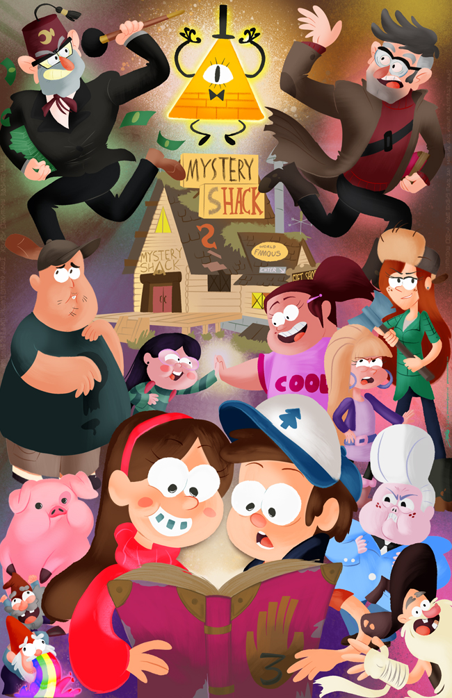 Gravity Falls by geeksnextdoor