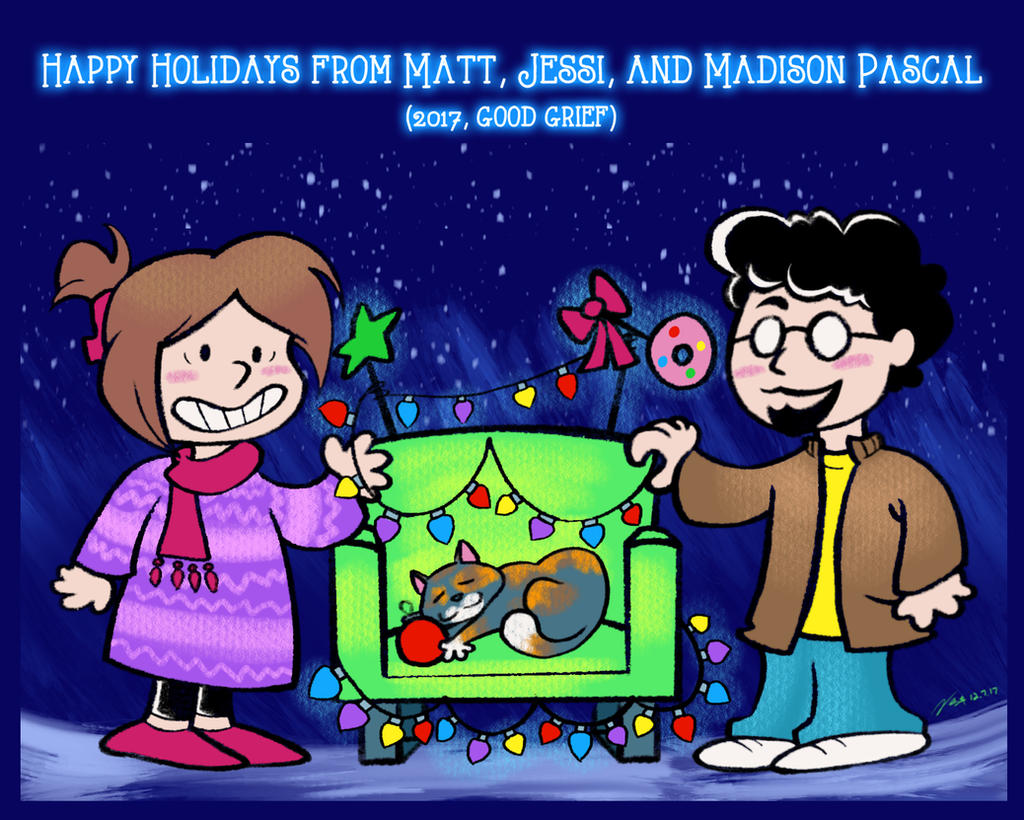 Happy Holidays from Matt, Jessi, and Madison!