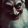 Creepy santa closeup