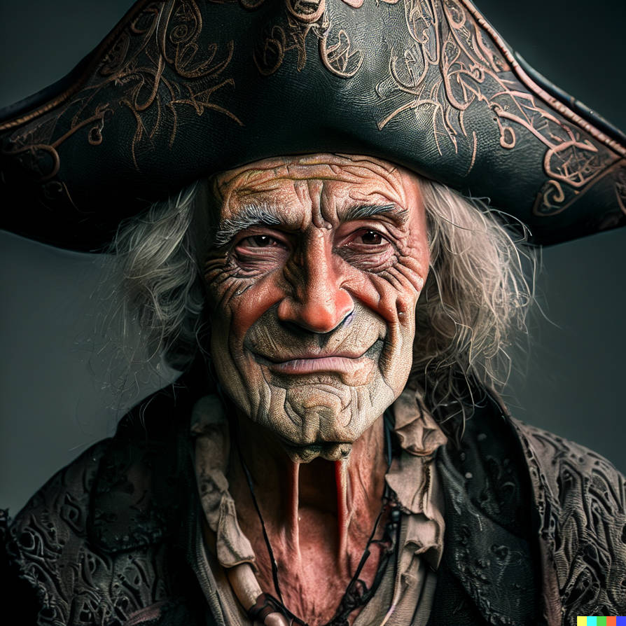 Rusty Pirate Old wrinkled pirate by FutureRender on DeviantArt