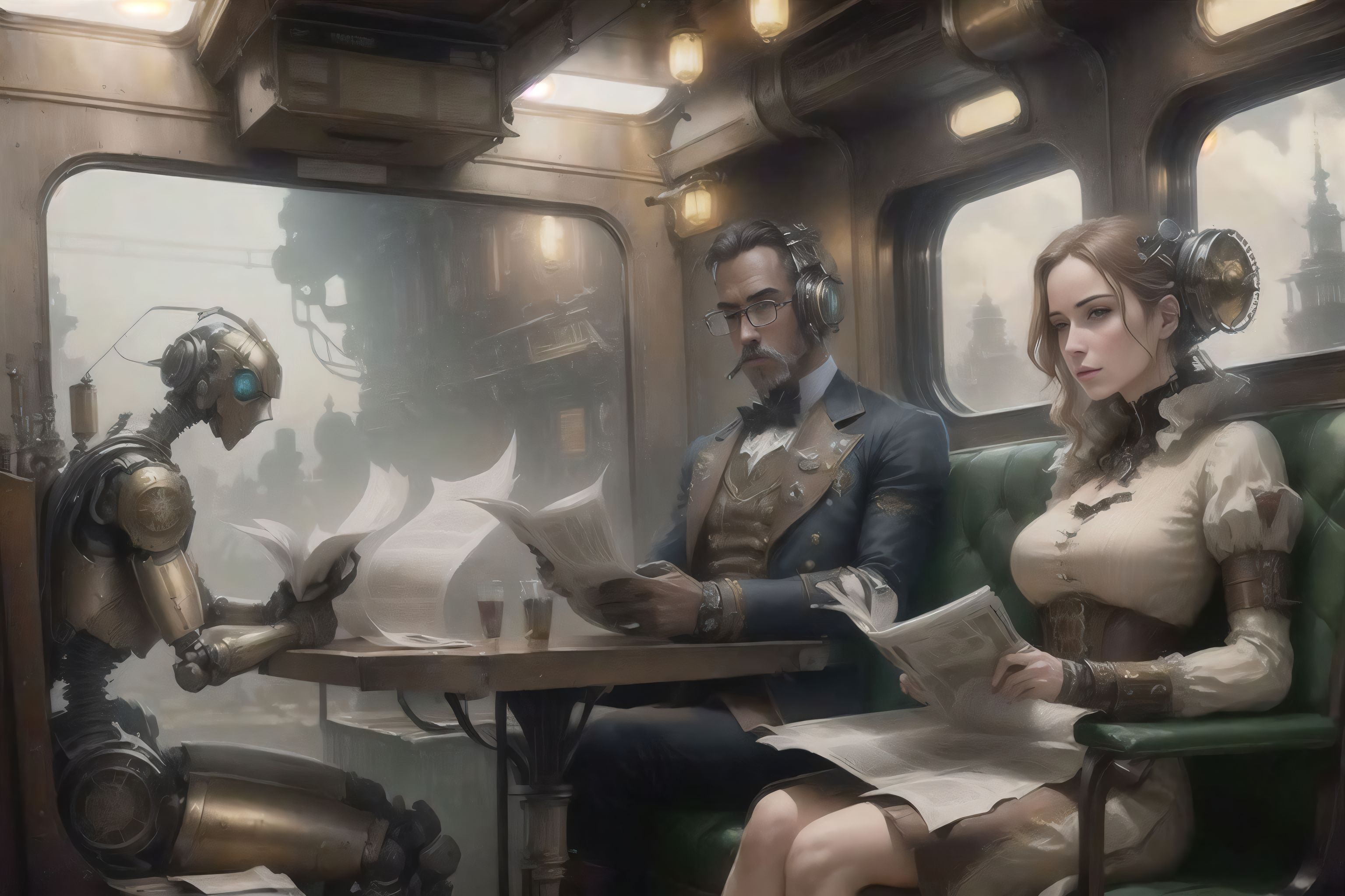 Steampunk Express - Speed Reader Automaton by FutureRender on DeviantArt