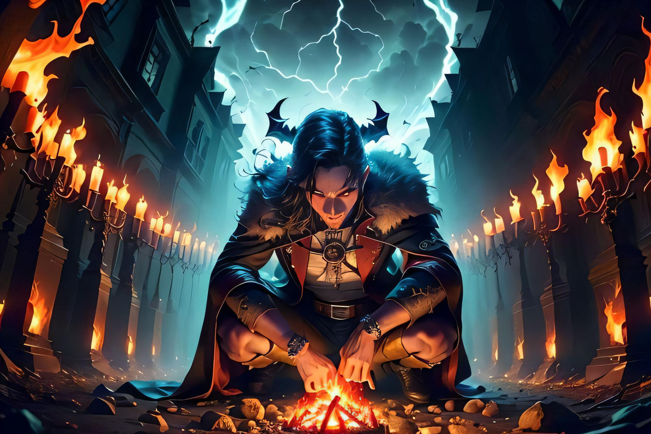 Warlock Preparing a Spell by FutureRender on DeviantArt