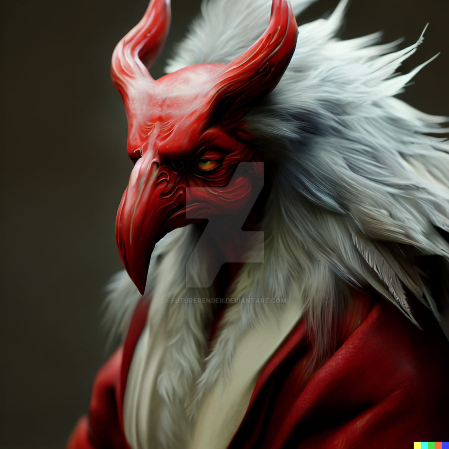 Tengu Bird Head by FutureRender on DeviantArt