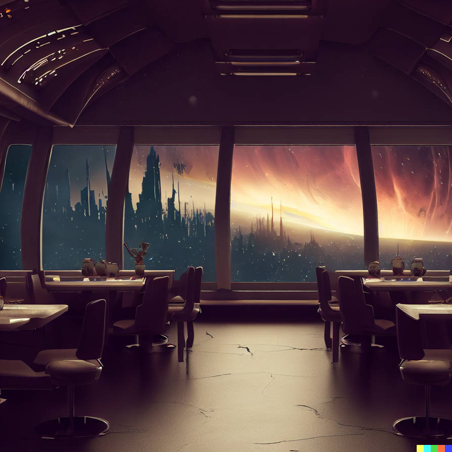 Restaurant At The End Of The Universe By FutureRender On DeviantArt Restaurant at the end of the universe by futurerender on deviantart