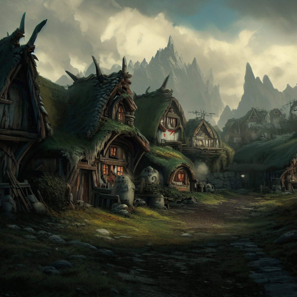 Orc Tree Orc village #6 by FutureRender on DeviantArt