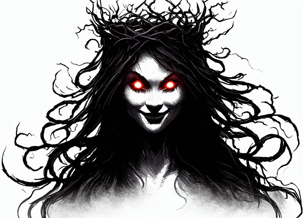 Scary Demon Girl By FutureRender On DeviantArt scary-demon-girl-by-futurerender-on-deviantart
