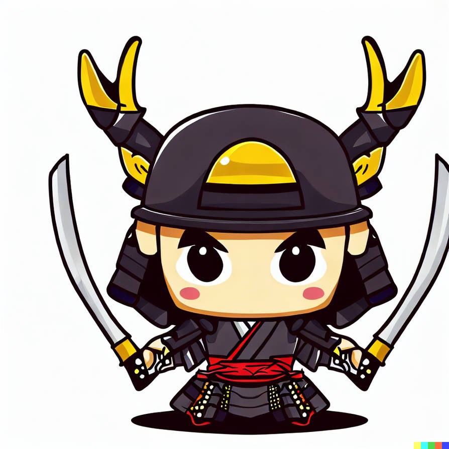 Samurai chibi warrior by FutureRender on DeviantArt