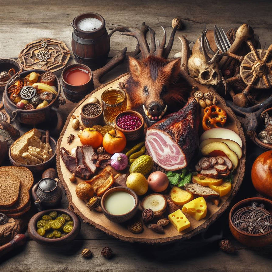 Orc's food plate by FutureRender on DeviantArt
