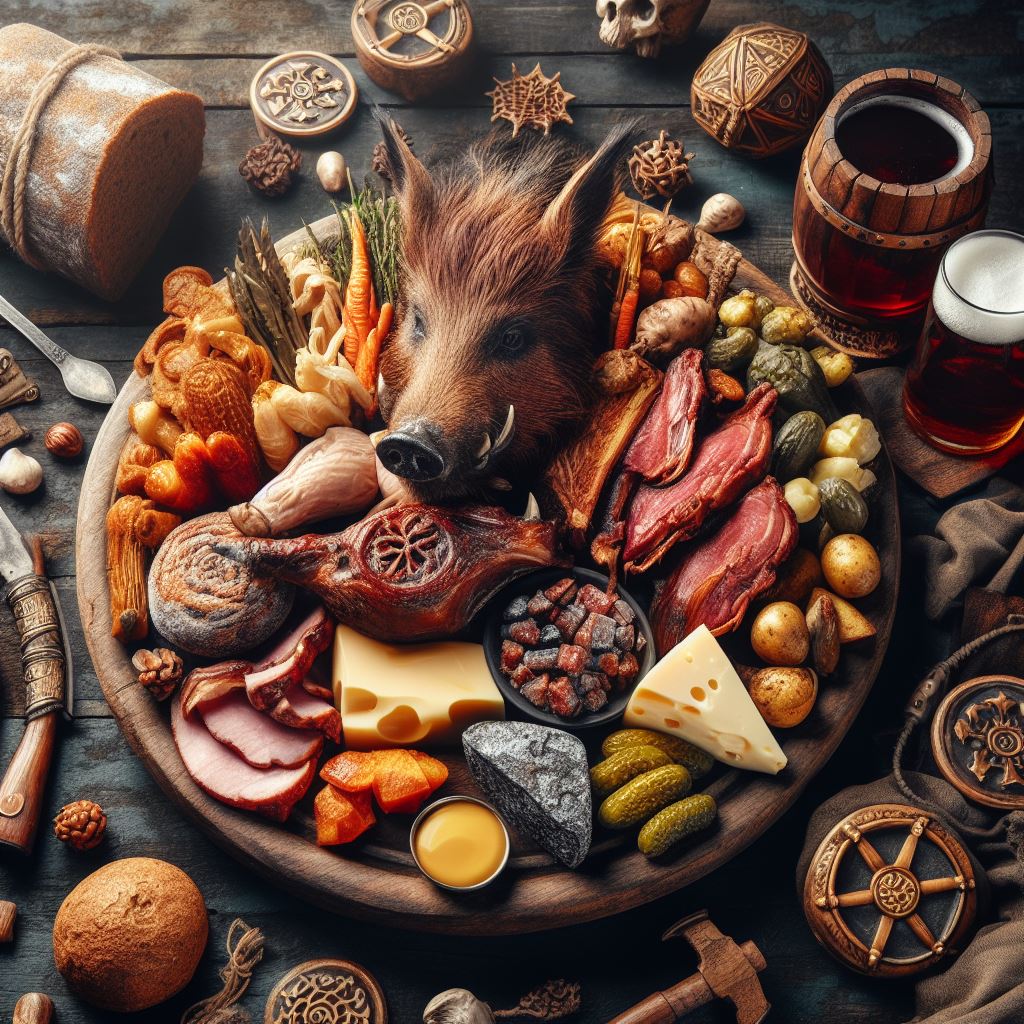 Ogres Lunch Orc's plate of food by FutureRender on DeviantArt