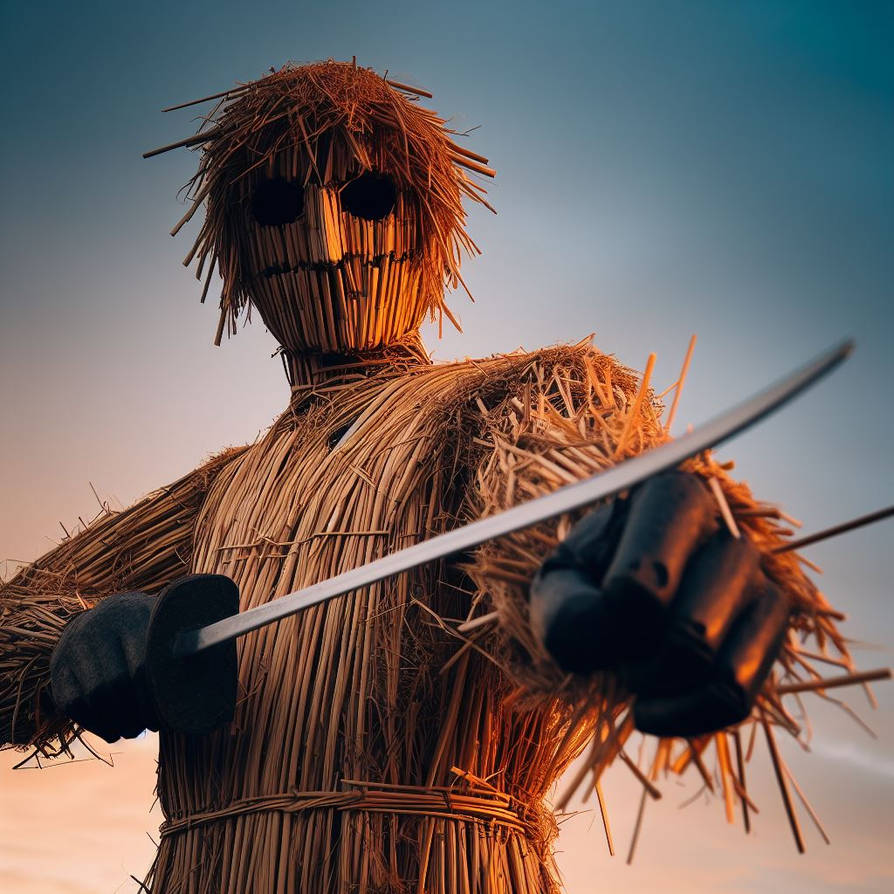 Strawman swordsman by FutureRender on DeviantArt