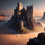 landscape and fantasy castle, free