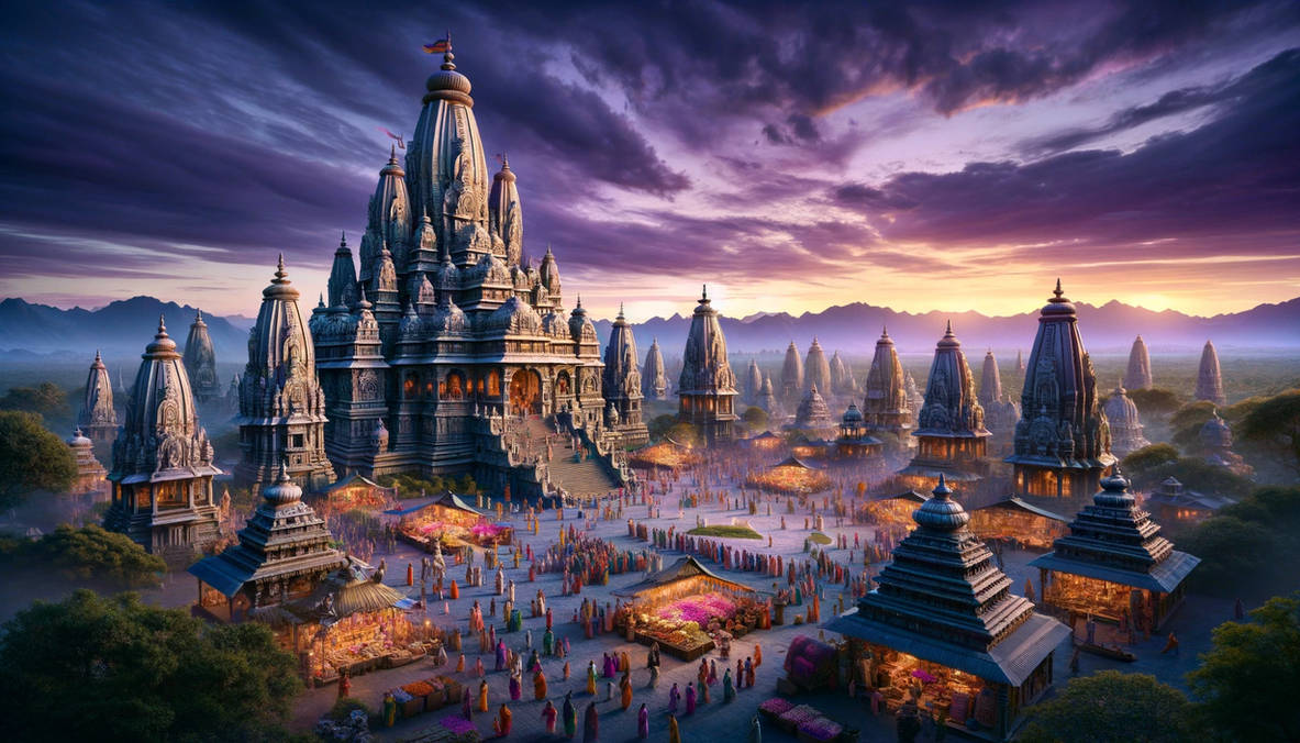 Expansive Temple Complex by FutureRender on DeviantArt