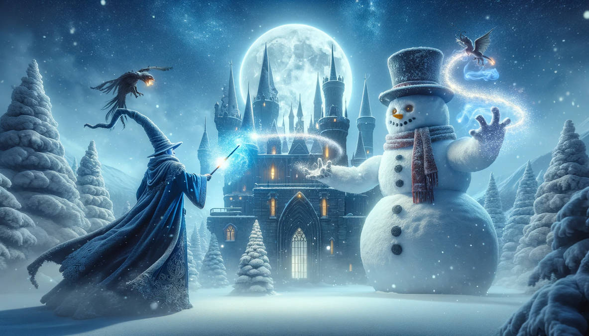 Snowman and Wizard competition by FutureRender on DeviantArt
