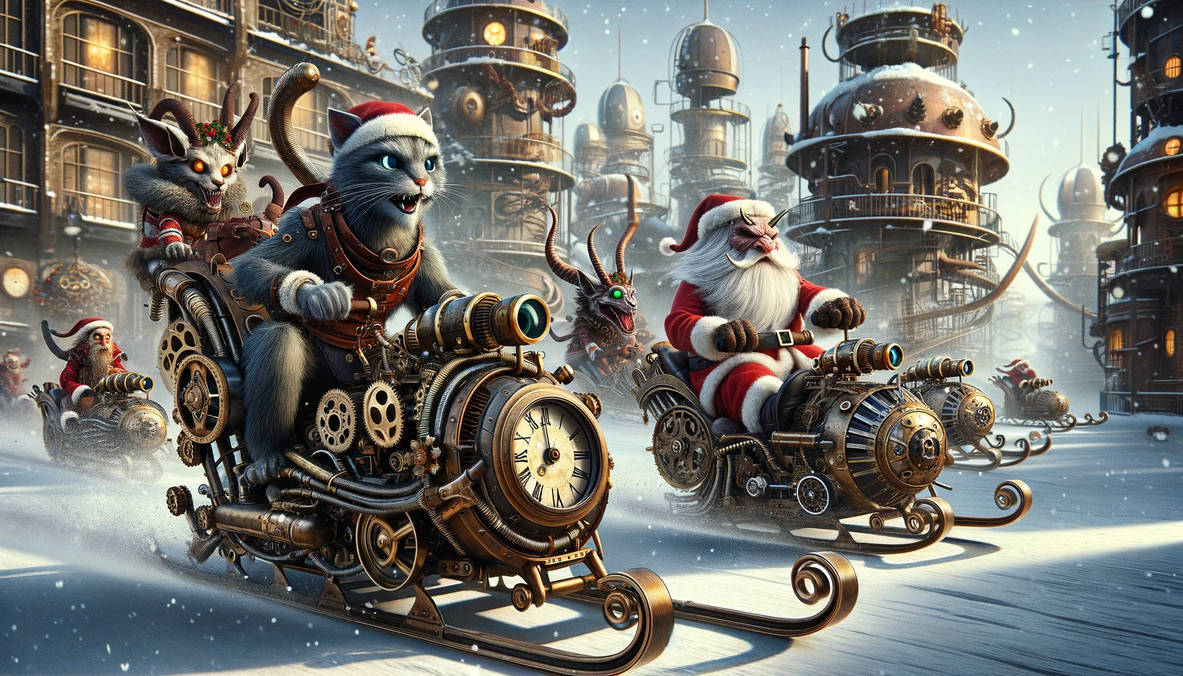 Steampunk Races Steampunk Winter Race II by FutureRender on DeviantArt